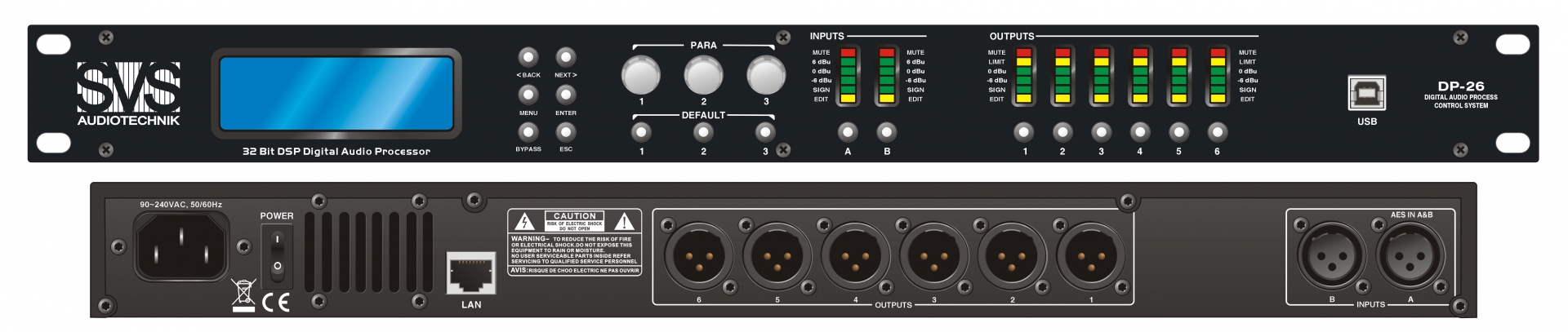 SVS Audiotechnik DP-26 Цифровой процессор: 2 входа 6 выходов в Ельце
