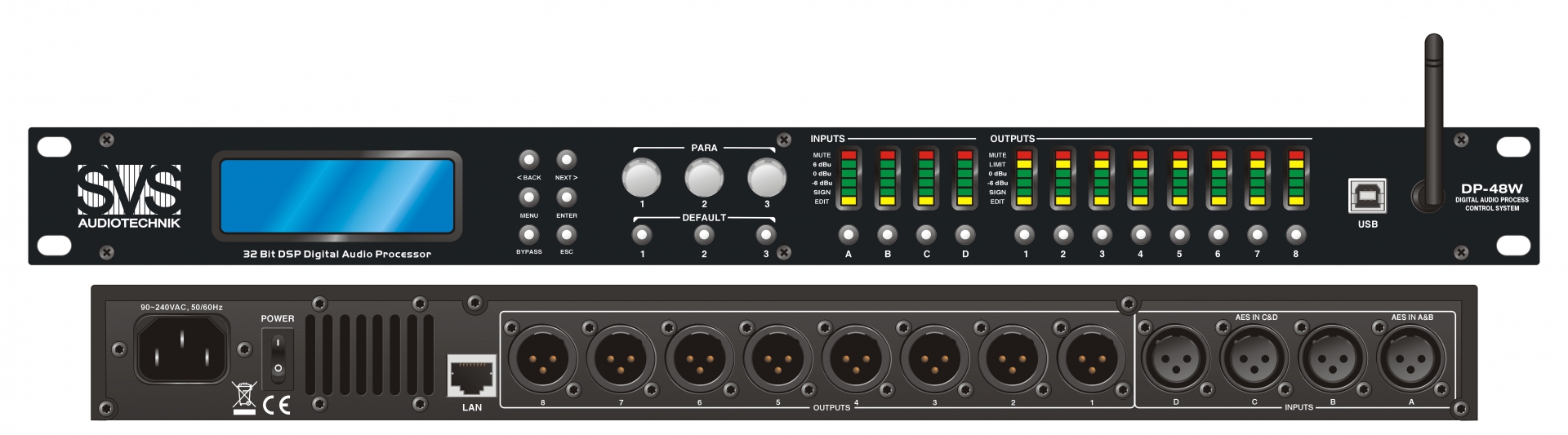 SVS Audiotechnik DP-48W Цифровой процессор: 4 входа 8 выходов в Ельце