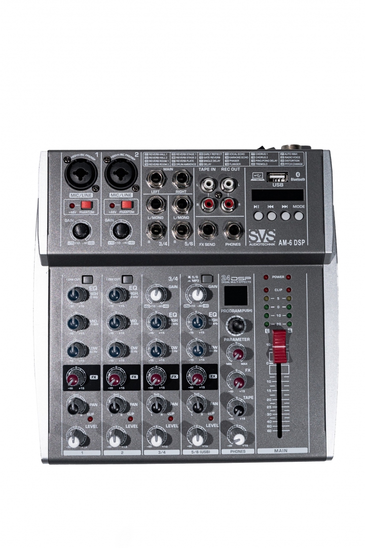 SVS Audiotechnik mixers AM-6 DSP Микшерный пульт аналоговый, 6-канальный SVS Audiotechnik mixers в Ельце