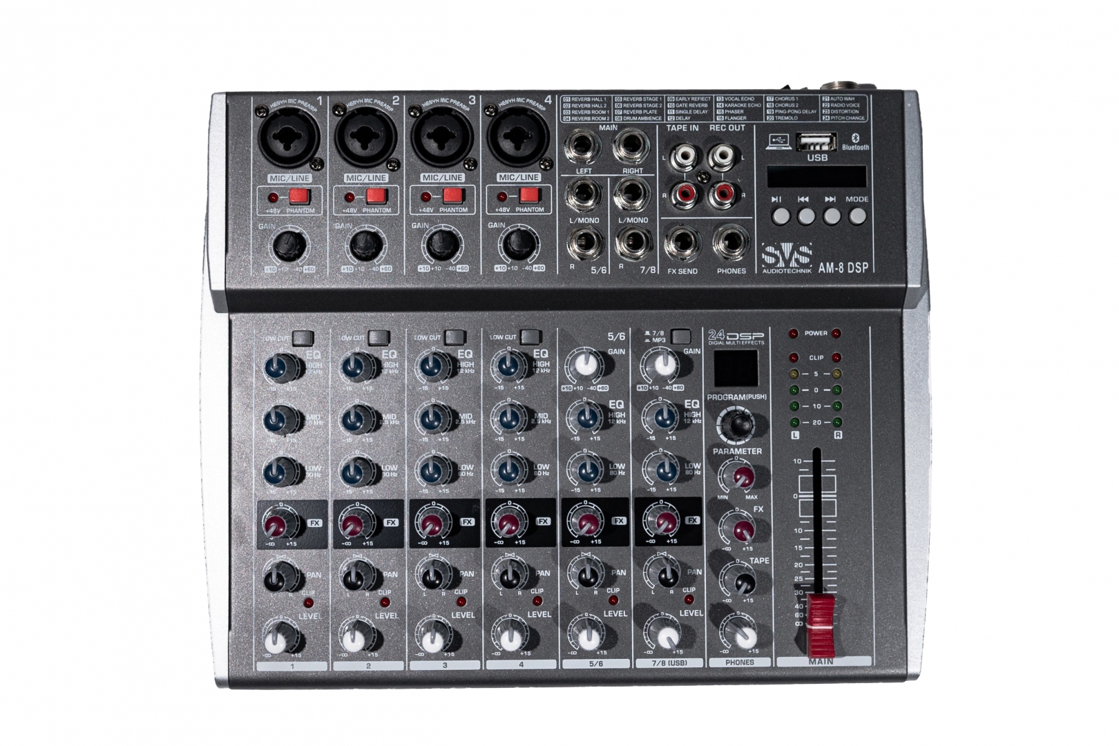 SVS Audiotechnik mixers AM-8 DSP Микшерный пульт аналоговый, 8-канальный в Ельце